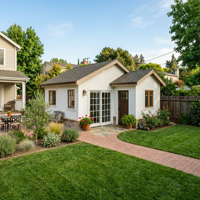 Detached Practical Backyard ADU