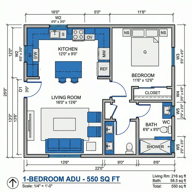 The Compact Retreat Floor Plan