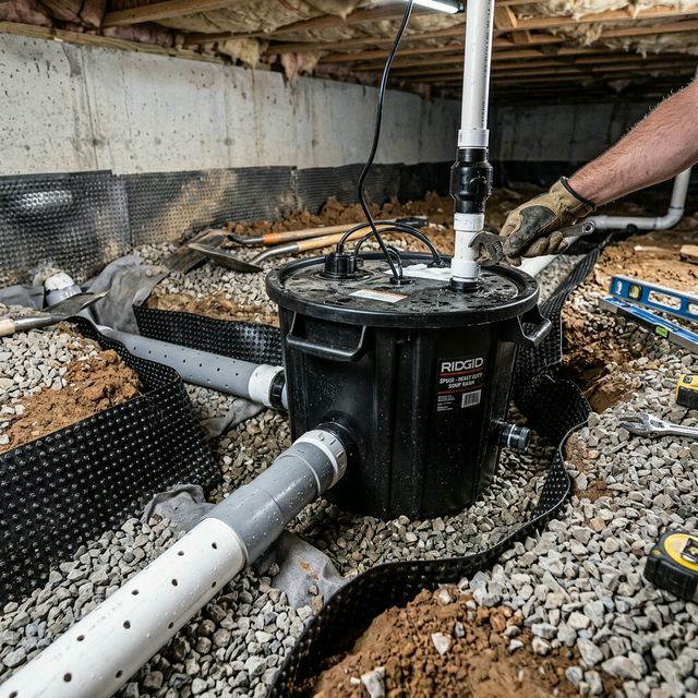 Foundation moisture mapping and drainage audit