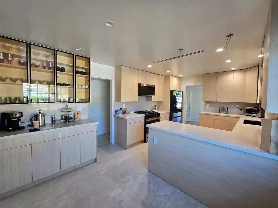 Custom kitchen pantry cabinet and organizer shelving system for smart storage