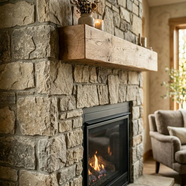 High-End Fireplace Detail