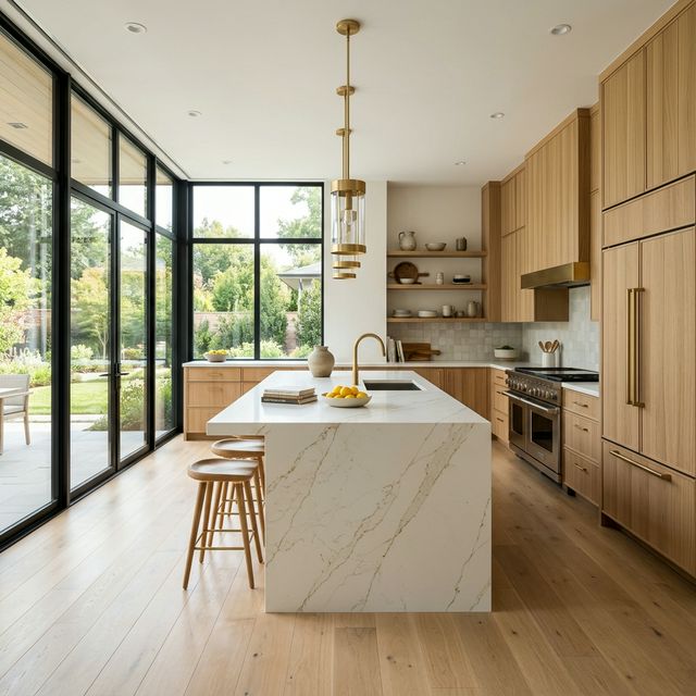 Bright Coastal Transitional Kitchen Remodel - Dust-Free Construction Process