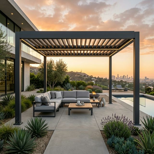 Modern Aluminum Pergola