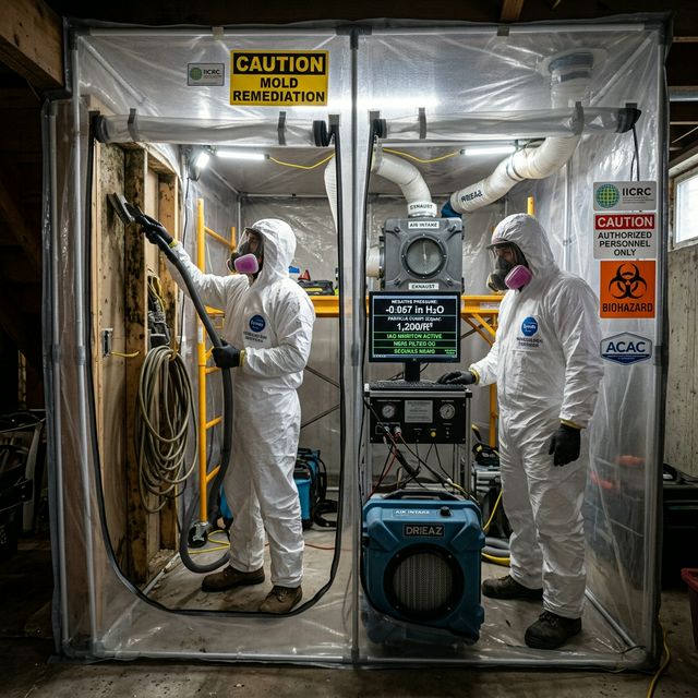Medical-grade mold containment