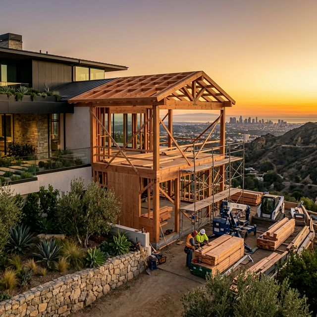 House Addition Construction in Los Angeles