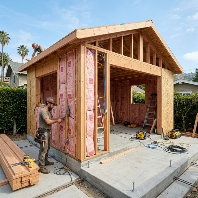 High-Quality Backyard Studio Construction