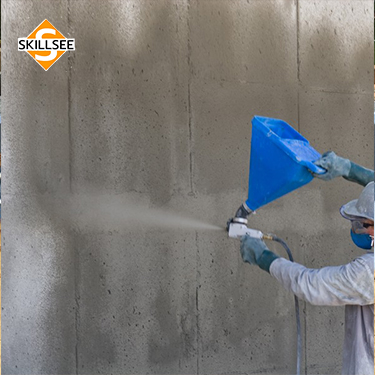 A chemical treatment that penetrates concrete and forms waterproof crystals within the pores, preventing water ingress and self-sealing minor cracks over time.